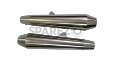 Royal Enfield Interceptor 650cc S S AEW Exhaust Silencer Pair TE 102